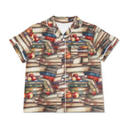 Watercolour Books Womens Short Sleeve 2-Piece Pyjama Set Women's Short Sleeve Pyjamas Printed Offshore Reading