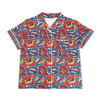 Comic Book Pop Womens Short Sleeve 2-Piece Pyjama Set Women's Short Sleeve Pyjamas Comic Printed Offshore
