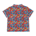 Comic Book Pop Womens Short Sleeve 2-Piece Pyjama Set Women's Short Sleeve Pyjamas Comic Printed Offshore