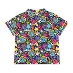 Sticker Music Womens Short Sleeve 2-Piece Pyjama Set Women's Short Sleeve Pyjamas Music Printed Offshore