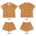 Cola Womens Short Sleeve 2-Piece Pyjama Set Women's Short Sleeve Pyjamas Food Printed Offshore