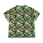 Frangipani Womens Short Sleeve 2-Piece Pyjama Set Women's Short Sleeve Pyjamas Plants Printed Offshore