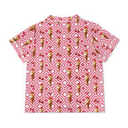 Cherry Ice Cream Womens Short Sleeve 2-Piece Pyjama Set Women's Short Sleeve Pyjamas Food Printed Offshore