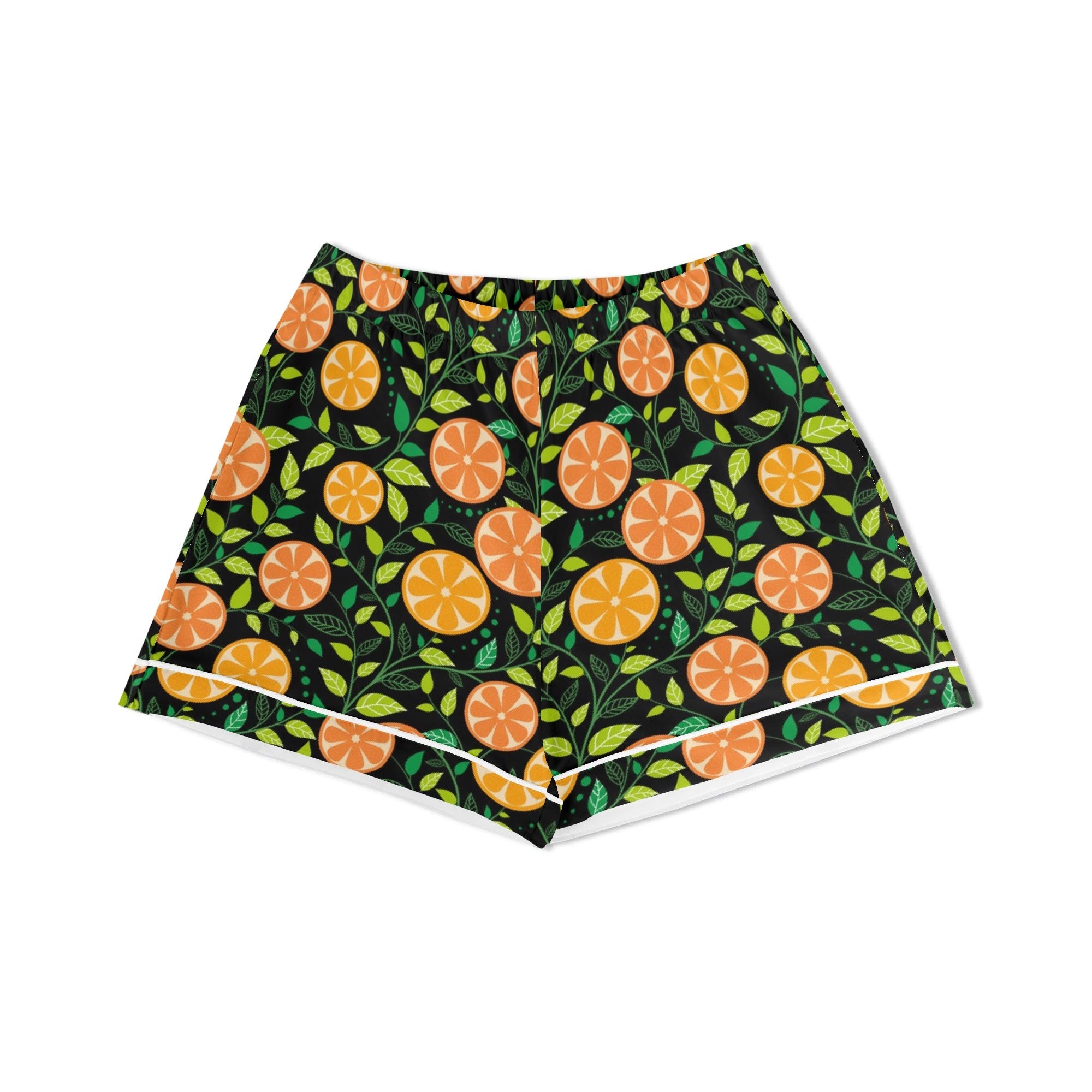 Oranges Womens Short Sleeve 2-Piece Pyjama Set Women's Short Sleeve Pyjamas Food Printed Offshore