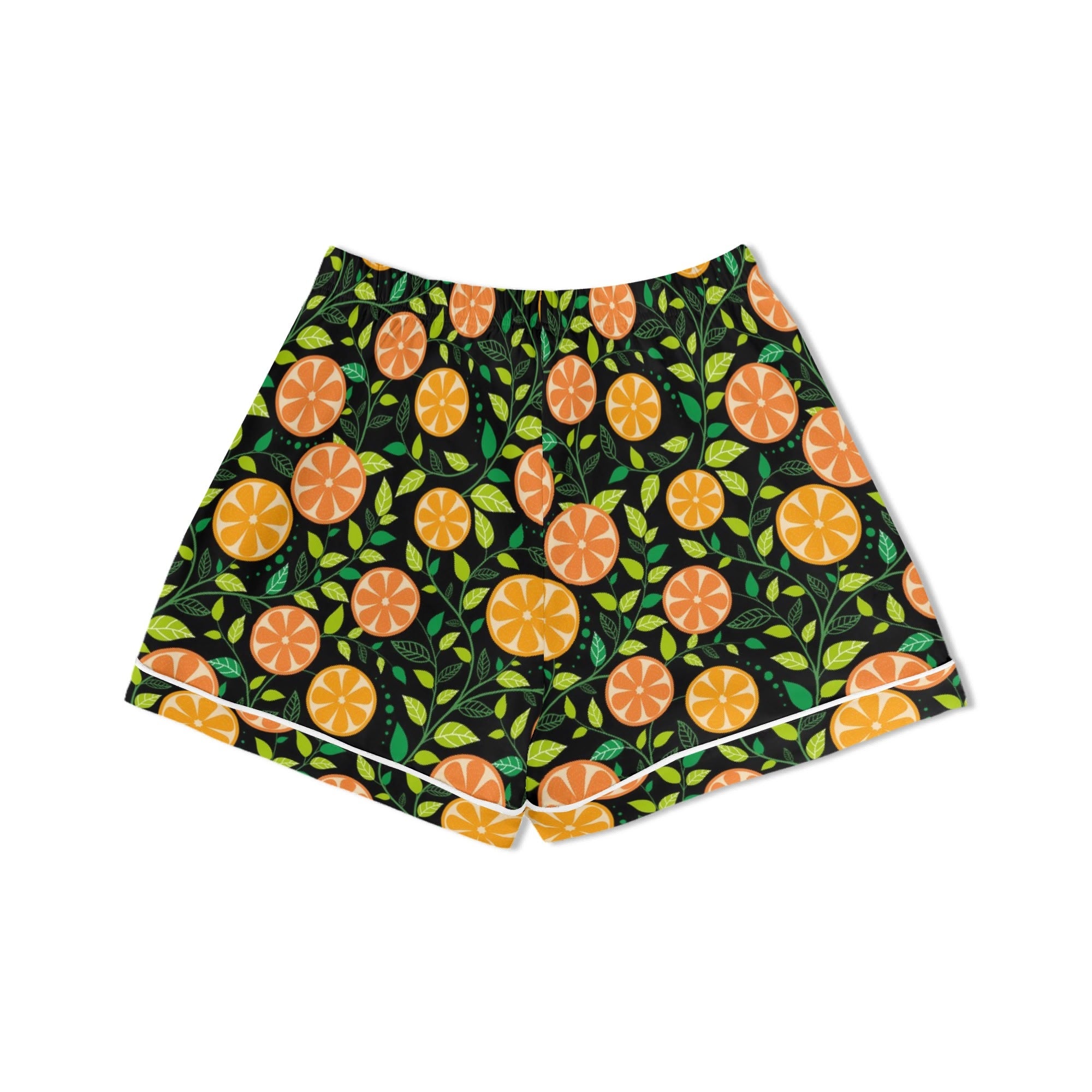 Oranges Womens Short Sleeve 2-Piece Pyjama Set Women's Short Sleeve Pyjamas Food Printed Offshore