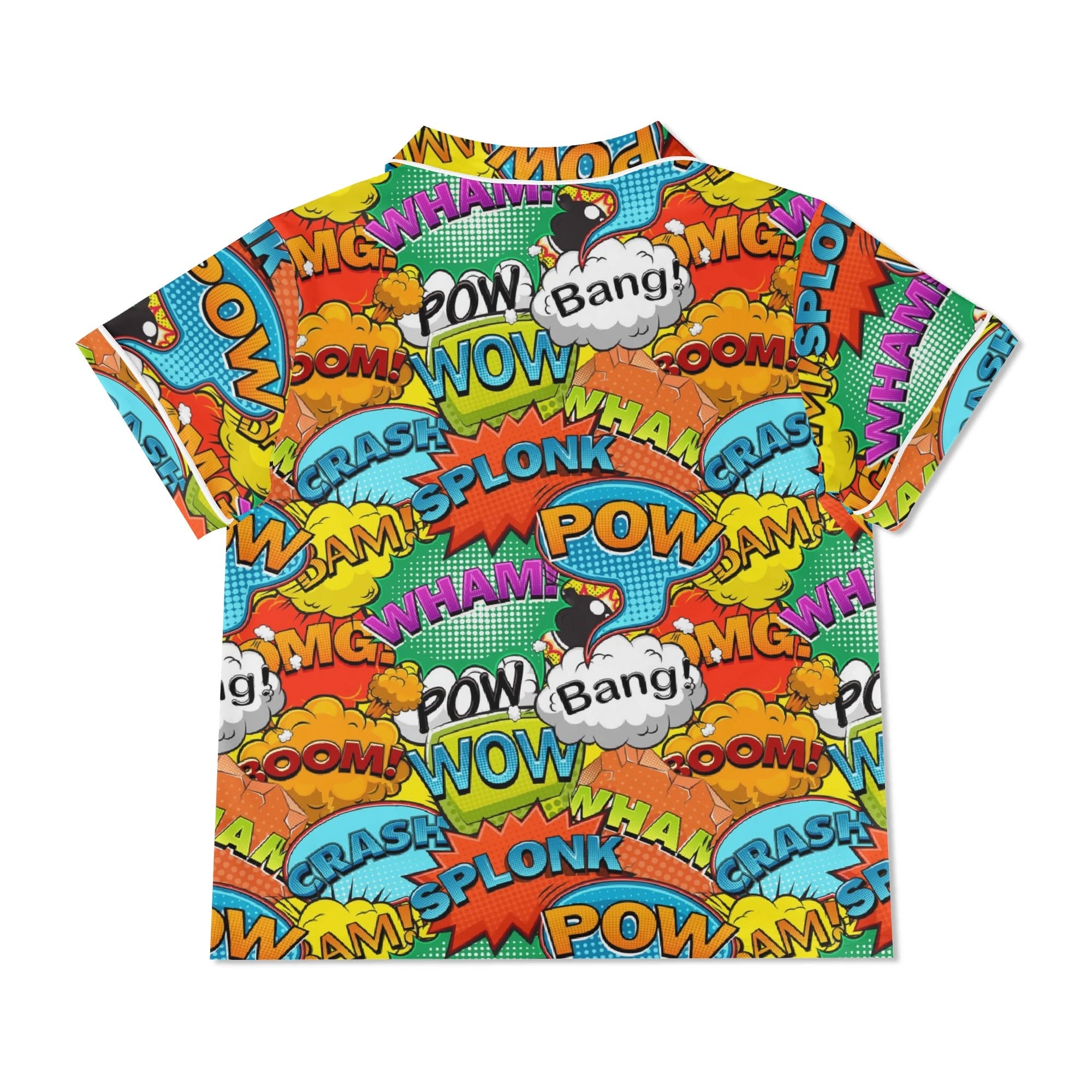 Comic Book 2 Womens Short Sleeve 2-Piece Pyjama Set Women's Short Sleeve Pyjamas Comic Printed Offshore