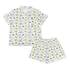 Camping Life Womens Short Sleeve 2-Piece Pyjama Set Women's Short Sleeve Pyjamas Printed Offshore