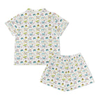 Camping Life Womens Short Sleeve 2-Piece Pyjama Set Women's Short Sleeve Pyjamas Printed Offshore