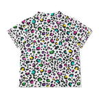 Animal Print In Colour Womens Short Sleeve 2-Piece Pyjama Set Women's Short Sleeve Pyjamas animal Printed Offshore