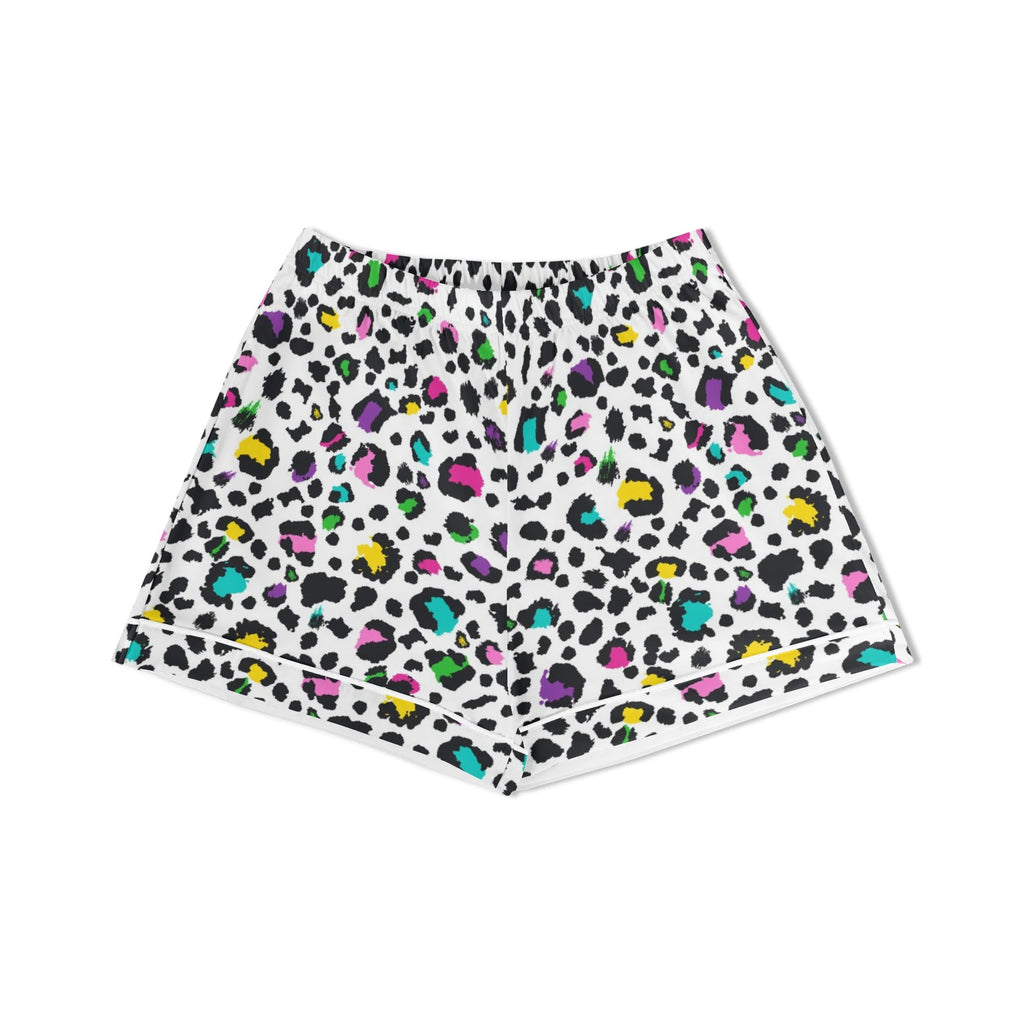 Animal Print In Colour Womens Short Sleeve 2-Piece Pyjama Set Women's Short Sleeve Pyjamas animal Printed Offshore