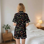 Candy Womens Short Sleeve 2-Piece Pyjama Set Women's Short Sleeve Pyjamas Food Printed Offshore
