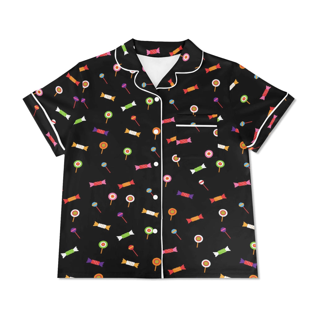 Candy Womens Short Sleeve 2-Piece Pyjama Set Women's Short Sleeve Pyjamas Food Printed Offshore