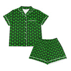 Aliens Womens Short Sleeve 2-Piece Pyjama Set Women's Short Sleeve Pyjamas Printed Offshore Sci Fi
