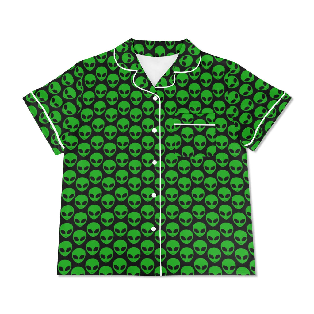 Aliens Womens Short Sleeve 2-Piece Pyjama Set Women's Short Sleeve Pyjamas Printed Offshore Sci Fi