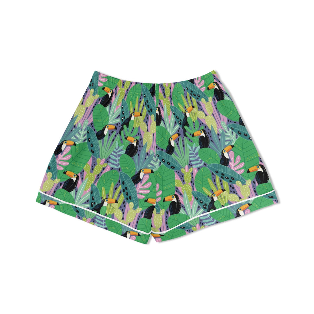 Bright Toucans Womens Short Sleeve 2-Piece Pyjama Set Women's Short Sleeve Pyjamas animal Printed Offshore