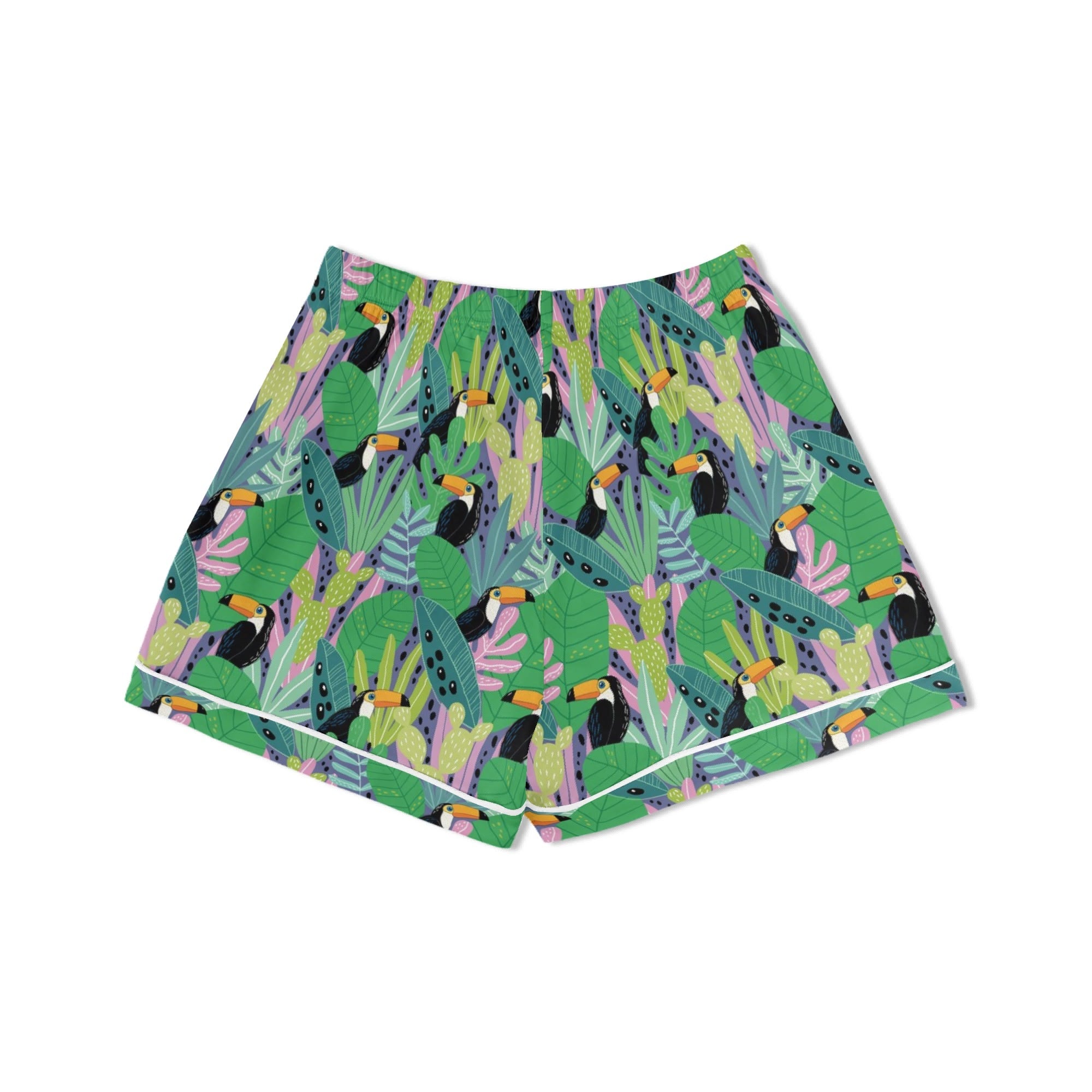 Bright Toucans Womens Short Sleeve 2-Piece Pyjama Set Women's Short Sleeve Pyjamas animal Printed Offshore