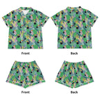 Bright Toucans Womens Short Sleeve 2-Piece Pyjama Set Women's Short Sleeve Pyjamas animal Printed Offshore