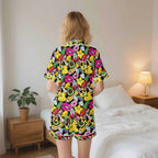 Bright And Cute Womens Short Sleeve 2-Piece Pyjama Set Women's Short Sleeve Pyjamas Printed Offshore