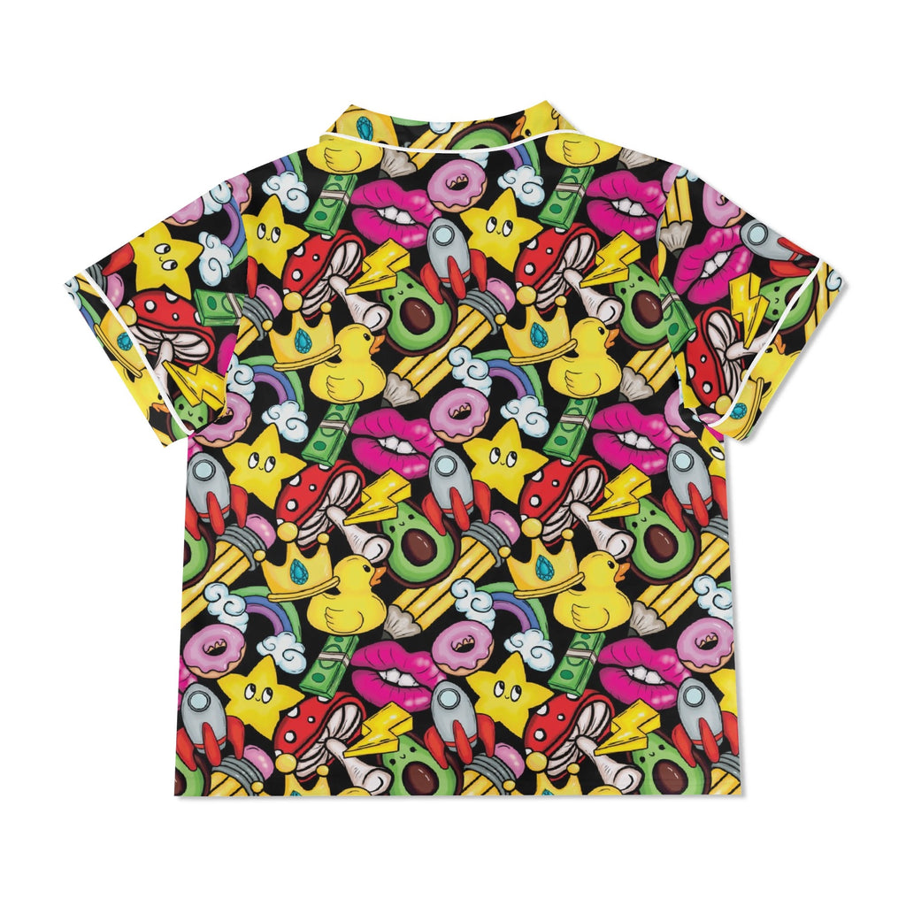 Bright And Cute Womens Short Sleeve 2-Piece Pyjama Set Women's Short Sleeve Pyjamas Printed Offshore