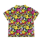 Bright And Cute Womens Short Sleeve 2-Piece Pyjama Set Women's Short Sleeve Pyjamas Printed Offshore