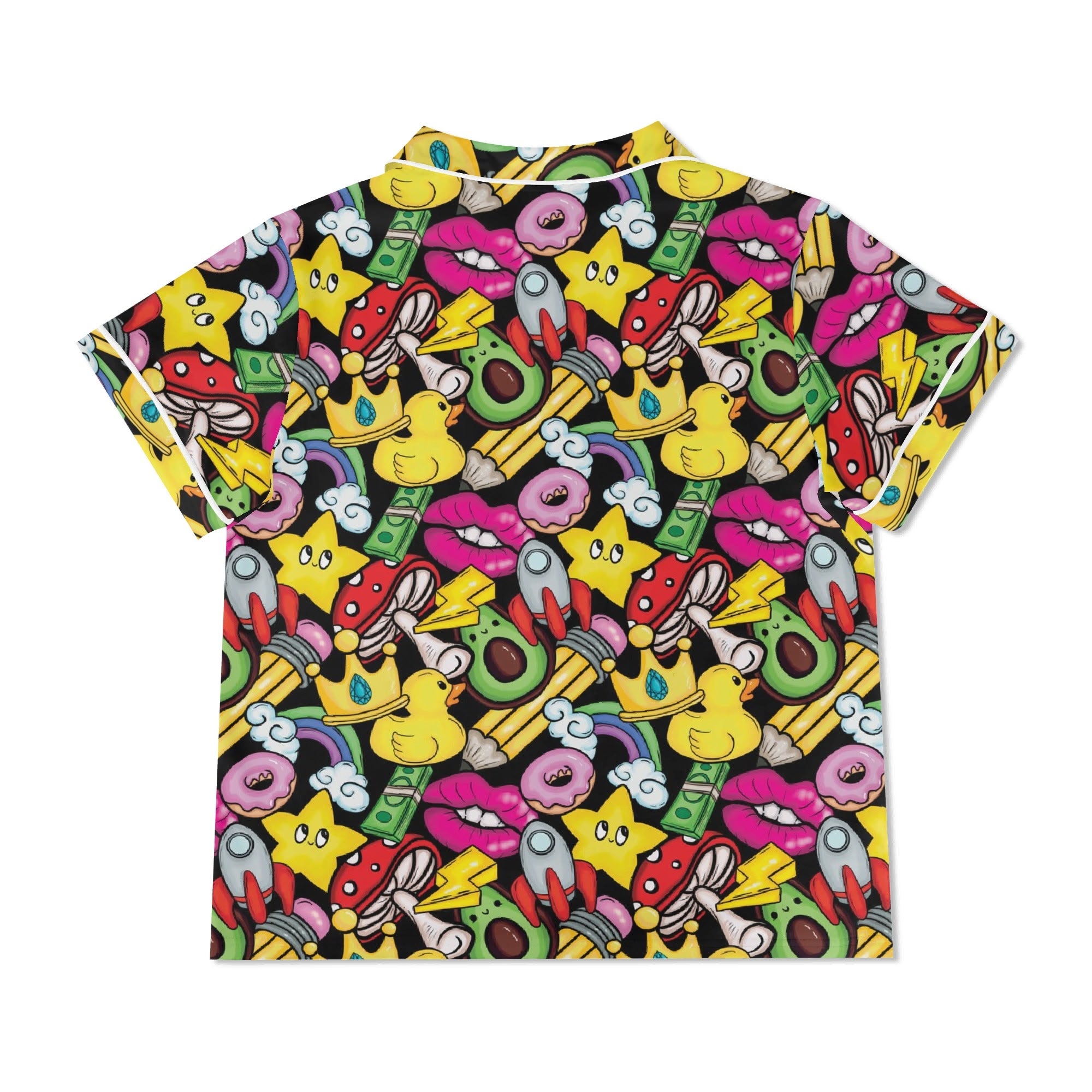 Bright And Cute Womens Short Sleeve 2-Piece Pyjama Set Women's Short Sleeve Pyjamas Printed Offshore