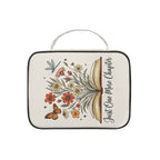 Just One More Chapter Book With Flowers Personalised Book Bag / Cover With Zippered Pocket Personalised Book Bag / Cover Printed Offshore