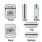 Bookmarks Are For Quitters Personalised Book Bag / Cover With Zippered Pocket Personalised Book Bag / Cover Printed Offshore