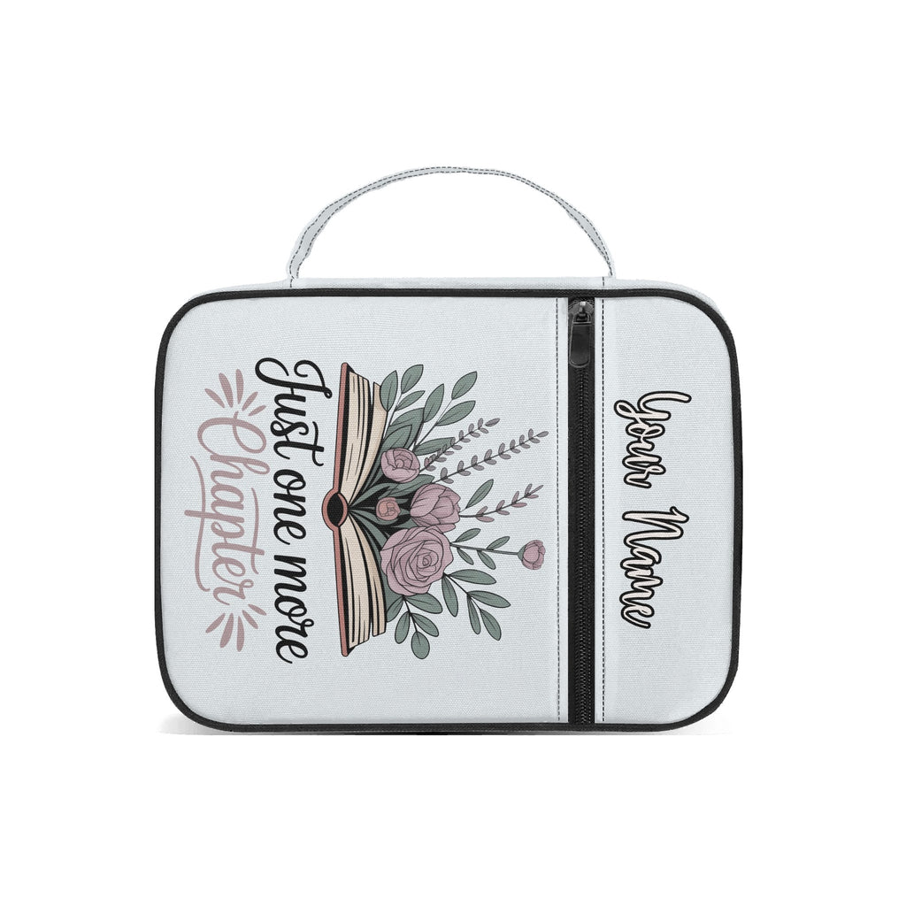 Bookmarks Are For Quitters Personalised Book Bag / Cover With Zippered Pocket Personalised Book Bag / Cover Printed Offshore