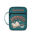 Bookmarks Are For Quitters Personalised Book Bag / Cover With Zippered Pocket Default Title Personalised Book Bag / Cover Printed Offshore