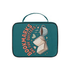 Bookmarks Are For Quitters Personalised Book Bag / Cover With Zippered Pocket Personalised Book Bag / Cover Printed Offshore