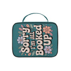 Sorry, Im All Booked Up Personalised Book Bag / Cover With Zippered Pocket Personalised Book Bag / Cover Printed Offshore