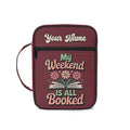My Weekend Is All Booked Personalised Book Bag / Cover With Zippered Pocket Default Title Personalised Book Bag / Cover Printed Offshore