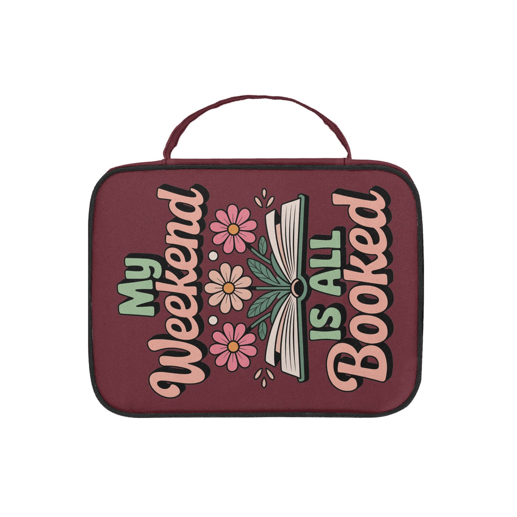 My Weekend Is All Booked Personalised Book Bag / Cover With Zippered Pocket Personalised Book Bag / Cover Printed Offshore