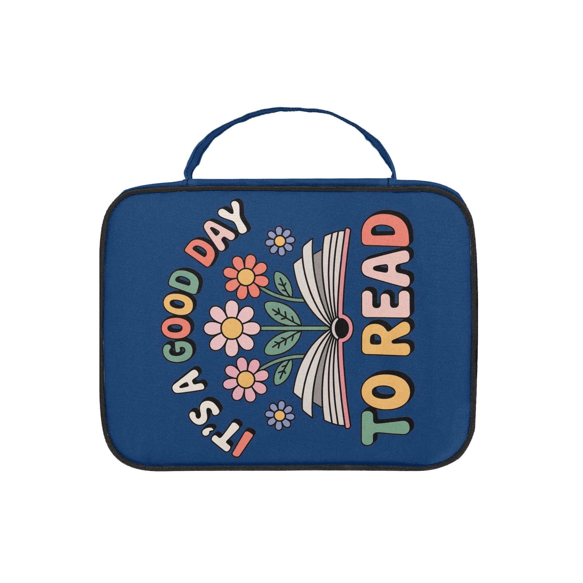 Its A Good Day To Read Personalised Book Bag / Cover With Zippered Pocket Personalised Book Bag / Cover Printed Offshore
