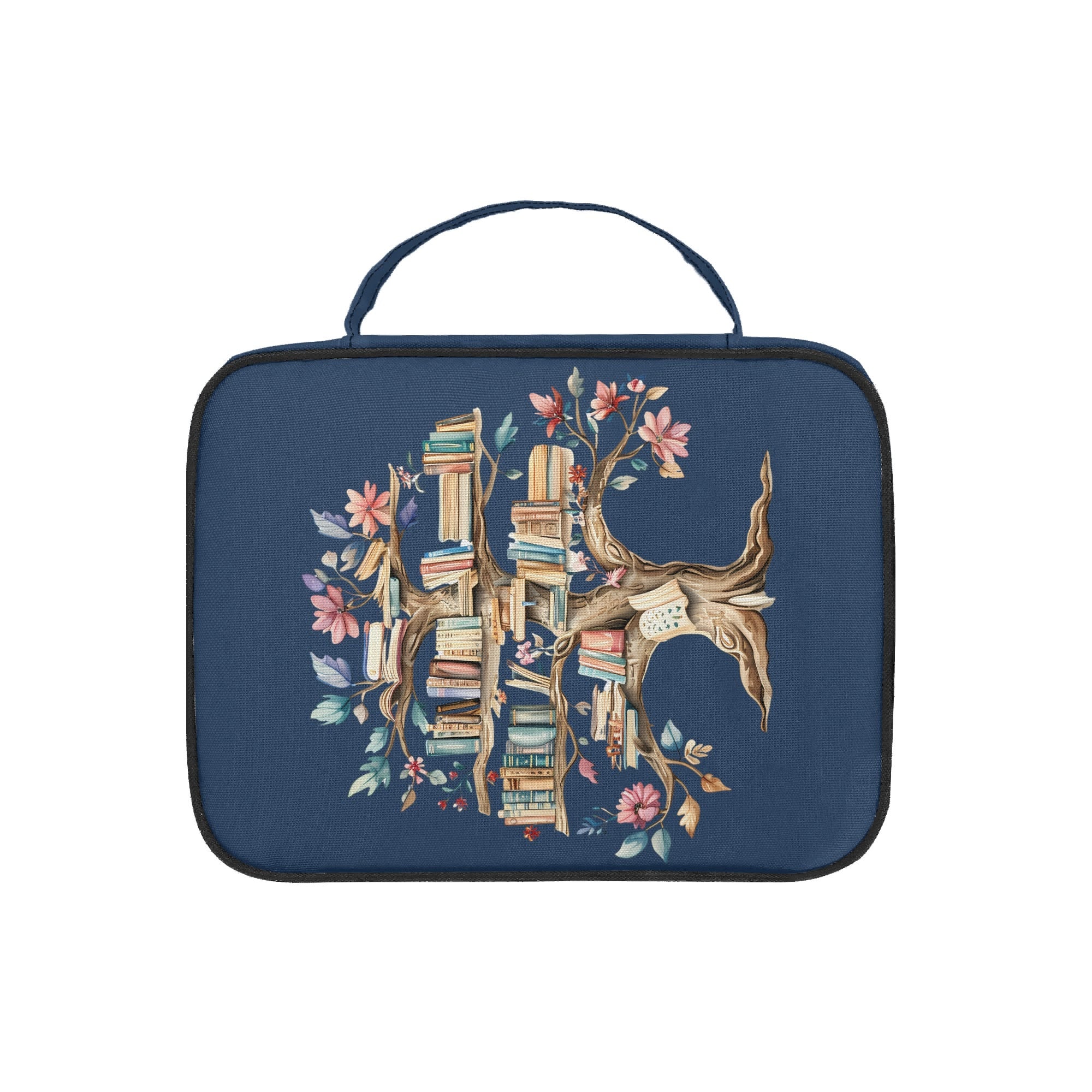 Book Tree Personalised Book Bag / Cover With Zippered Pocket Personalised Book Bag / Cover Printed Offshore