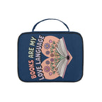 Books Are My Love Language Personalised Book Bag / Cover With Zippered Pocket Personalised Book Bag / Cover Printed Offshore