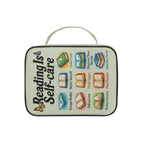 Reading Is Self Care Personalised Book Bag / Cover With Zippered Pocket Personalised Book Bag / Cover Printed Offshore