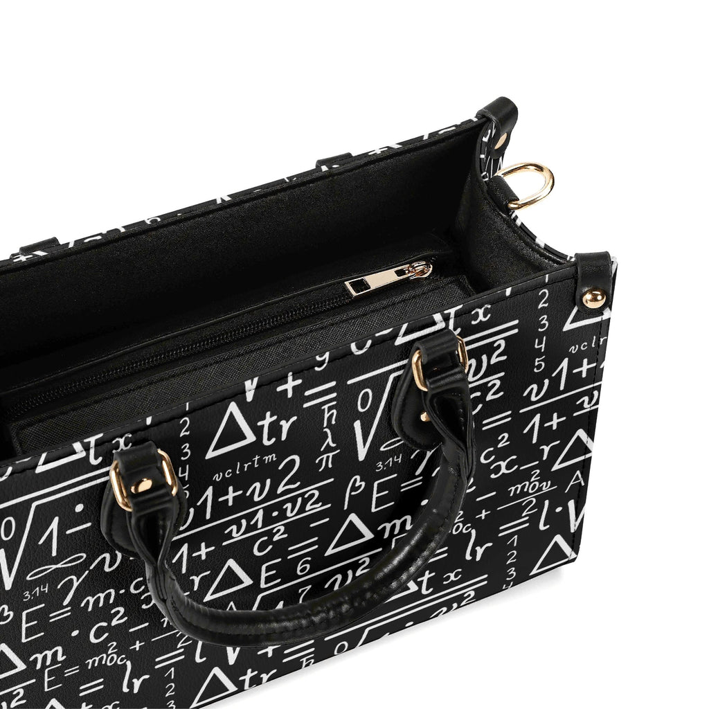 Mathematics Luxury PU Leather Handbag Luxury PU Leather Handbag Maths Printed Offshore