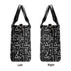 Mathematics Luxury PU Leather Handbag Luxury PU Leather Handbag Maths Printed Offshore
