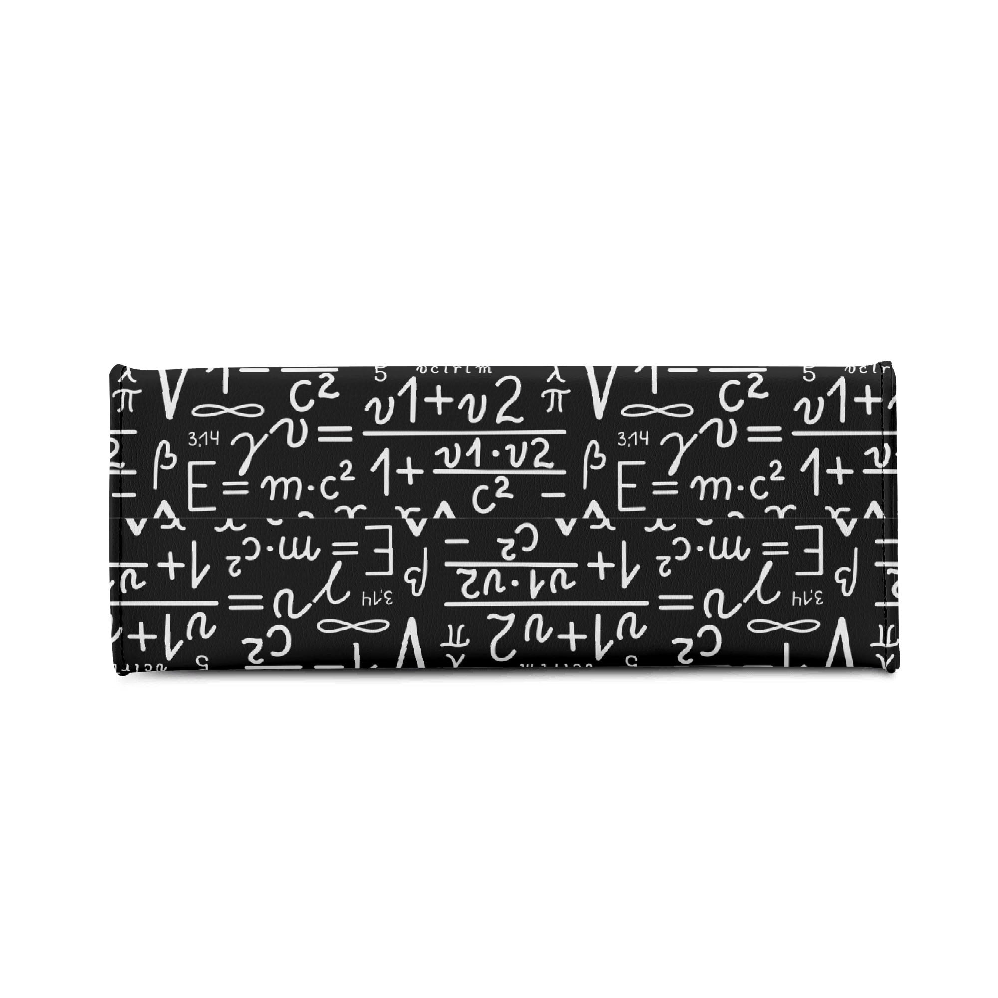 Mathematics Luxury PU Leather Handbag Luxury PU Leather Handbag Maths Printed Offshore