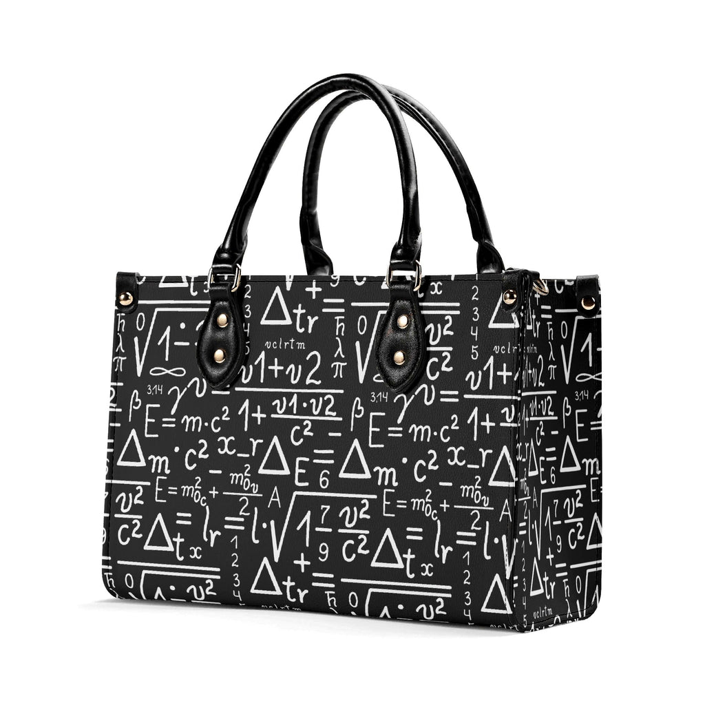 Mathematics Luxury PU Leather Handbag Luxury PU Leather Handbag Maths Printed Offshore