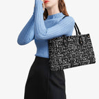 Mathematics Luxury PU Leather Handbag Luxury PU Leather Handbag Maths Printed Offshore