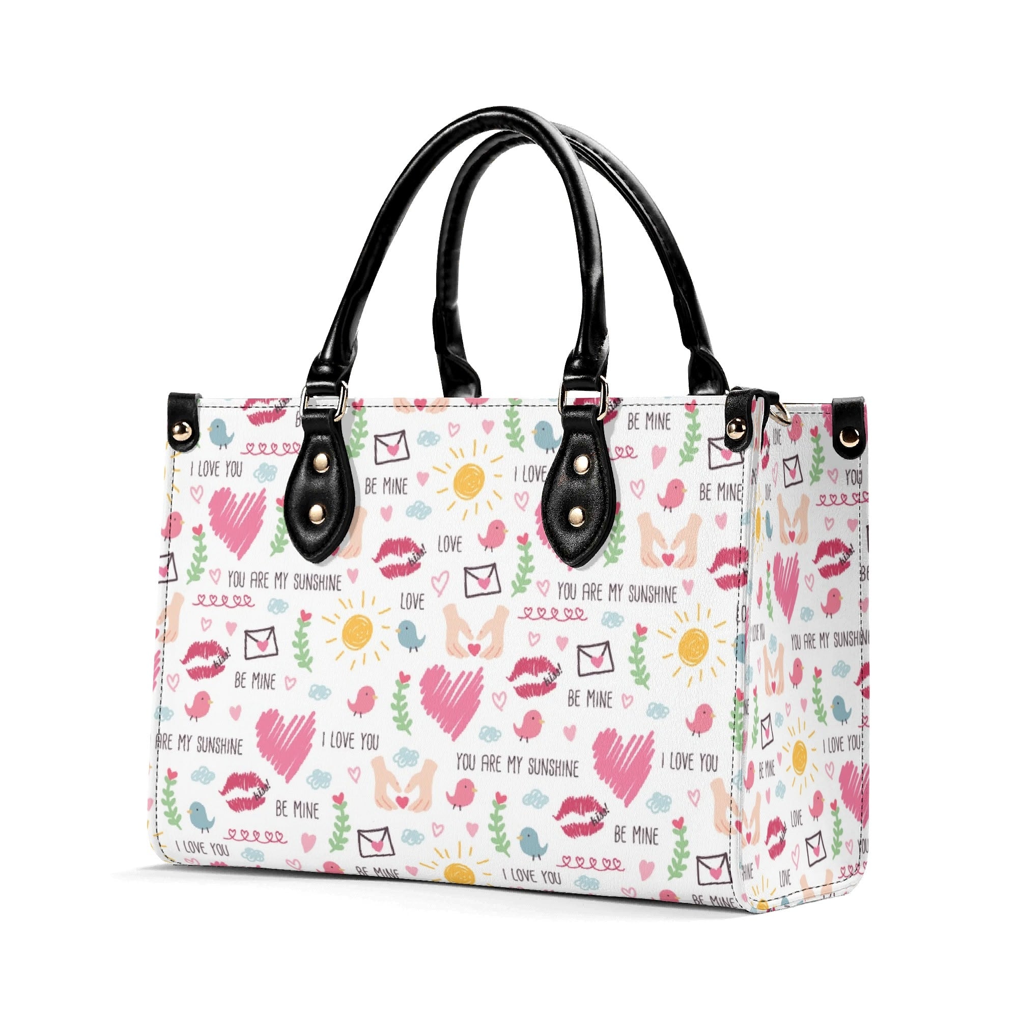 Valentine - Luxury PU Leather Handbag Luxury PU Leather Handbag Love Printed Offshore