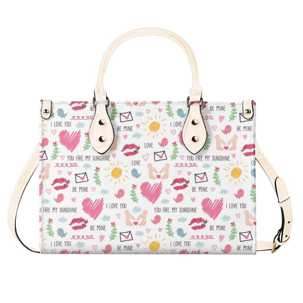 Valentine - Luxury PU Leather Handbag Luxury PU Leather Handbag Love Printed Offshore