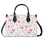 Valentine - Luxury PU Leather Handbag Luxury PU Leather Handbag Love Printed Offshore