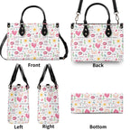 Valentine - Luxury PU Leather Handbag Luxury PU Leather Handbag Love Printed Offshore