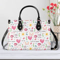 Valentine - Luxury PU Leather Handbag Black Luxury PU Leather Handbag Love Printed Offshore
