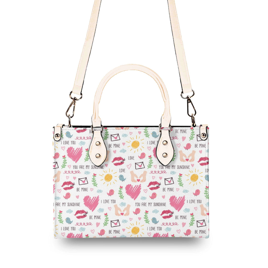 Valentine - Luxury PU Leather Handbag Luxury PU Leather Handbag Love Printed Offshore
