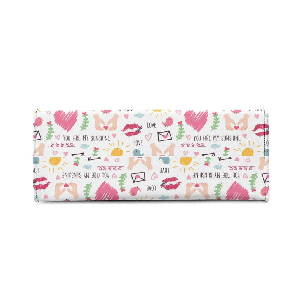 Valentine - Luxury PU Leather Handbag Luxury PU Leather Handbag Love Printed Offshore