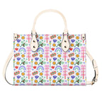 Rainbows And Butterflies Luxury PU Leather Handbag Luxury PU Leather Handbag Printed Offshore